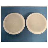 (2) QSC Low-Profile In-Ceiling Speakers