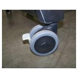 65" Samsung QB65R HDR 4K UHD (Ultra-High Def) Commercial Smart LED Display on Ergotron Neo-Flex Heavy-Duty Rolling TV Cart with Adjustable Shelf and Rotating TV Mount