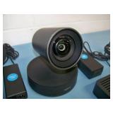 Logitech Rally System UHD 4K PTZ Conference Camera with Rally Table Hubs, Mic/Microphone Pucks and Speaker