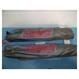 (2) Coleman Outdoor / Camping Fold-away Chairs with Carrying Bags