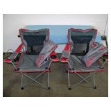 (2) Coleman Outdoor / Camping Fold-away Chairs with Carrying Bags