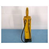 Ceramic Old Model Pick-up Truck and Gas Pump Figures