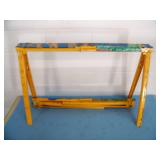 (2) Metal Adjustable Height Sawhorses