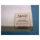 Recipe Book / Stationary Chest / Coupon Organizer - NEW IN PACKAGING