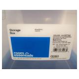 (3) Room Essentials 56 QT. Plastic Storage Bins