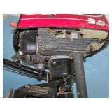 Game Fisher 3 HP Outboard Boat Motor, Anchor and Small Section of Chain