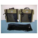(2) Crazy Creek Boat Seat / Stadium Seat Pads with Mesh Carrying Bag