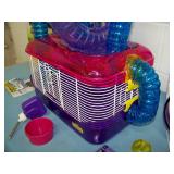 KayTee CritterTrail Turn-About Hamster / Gerbil Habitat / Cage with Accessories - includes Original Box