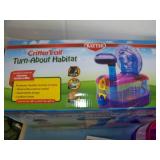 KayTee CritterTrail Turn-About Hamster / Gerbil Habitat / Cage with Accessories - includes Original Box