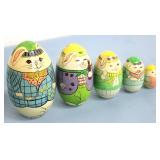 Easter Egg Nesting Rabbits