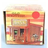 Old Western Coin / Money Saving Bank - in Original Box