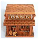 Old Western Coin / Money Saving Bank - in Original Box