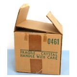 Princess House Crystal Serving Dish with Cover - in Original Box