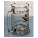 Princess House Pheasant Crystal Mug / Drinking Glass - in Original Box