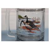 Princess House Canadian Geese Crystal Mug / Drinking Glass - in Original Box
