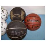 Backyard Sports Equipment - Badminton, Bocce Ball, Misc Footballs/Soccer Balls/Basketballs, Baseball Gear, Slammo Game and more