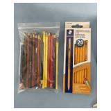 Bostitch QuietSharp 6 Electric Pencil Sharpener & LOTS of New and Colored Pencils