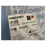 Lot of 2 AirCast AirSelect Durable Foot Shell Walking Boots, Aspen Horizon 631 Back Brace and Knee Stabilization Brace