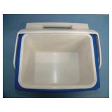 Igloo Mini-Cooler, (2) Mini Coleman Lantern Style Flashlights and (1) Push Light Disc