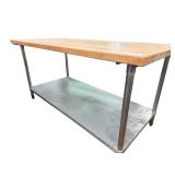 Butcher Block Table