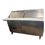 Beverage-Air SPED60HC-24M-2 60" 1-Door 2-Drawer Mega Top Sandwich Prep Table