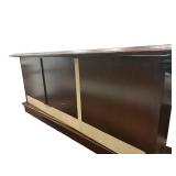 L Shaped Wooden Shaped Bar
