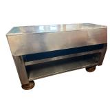 Prep table with 2 shelves