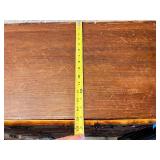 Vintage Bamboo-Style Tall Dresser with Textured Drawers and Decorative Accents