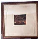 Pair of Framed J. Elizabeth Tasler Limited Edition Prints Red Mesa and Valley of the Gods
