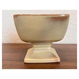 Frankoma Pottery Pedestal Square Bowl 233
