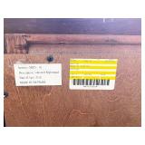 Wooden Nightstand with Drawer and Open Shelf, 24 Inch Wide