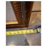 Framed Cardinal Artwork with Floral Design, 51x21 Inches