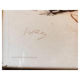 Pair of Framed Art Prints: Landscape and 