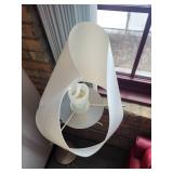 Modern Adjustable Floor Lamp with Unique White Shade