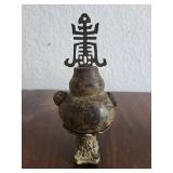 Set of 2 Pre-Columbian Style Clay Figurines and Vessel