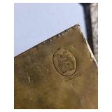 Pair of 1910 F&B Frankart Brass Candlestick Holders