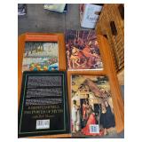 Collection of 4 Art and Mythology Books including The Ufizzi, The Prado, Traditional Woodblock Prints of Japan, The Power of Myth