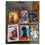 Set of 6 Graphic Novels and Comic Books Including DK2 and Spider-Man