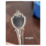 ** UNWEIGHED* Set of 2 Collectible Souvenir Spoons Cranbrook and Boston Sterling