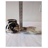 Collection of 4 Assorted Vintage and Art Pottery Bowls, Cups, and Dishes