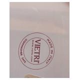 Vietri Italian Hand-Painted Fish-Shaped Ceramic Serving Bowl