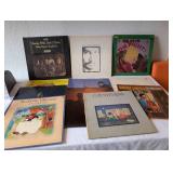 Lot of 10 Vintage Vinyl Records including Cat Stevens, Foreigner, and More