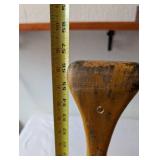 Set of 3 Vintage Wooden Canoe Paddles, Including Dick Tracy Paddle