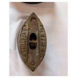 Collection of 4 Antique Cast Iron Sad Irons Assorted Brands