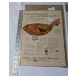 Collection of 5 Vintage Advertising Prints and Signs