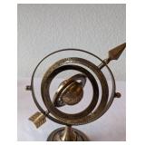 Small Brass Armillary Sphere with Zodiac Signs