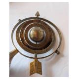 Small Brass Armillary Sphere with Zodiac Signs