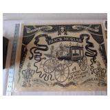 Black Moriah Madame Talbot Print and Vintage Northwest Orient Airlines Totem Pole Card