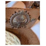 Vintage Western Toy Cap Gun Holsters and Texas Star Badge Collection