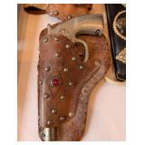 Vintage Western Toy Cap Gun and Holster Collection